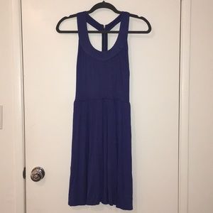 MATTY M | Blue Zipper Dress